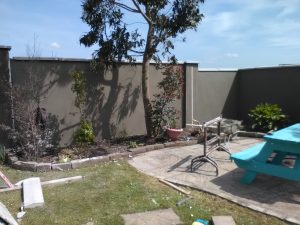 Exterior Breeze Block Wall Render